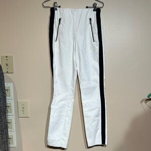 Rag & Bone white Pants with Black Accents